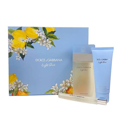 Dolce & Gabbana light blue gift set